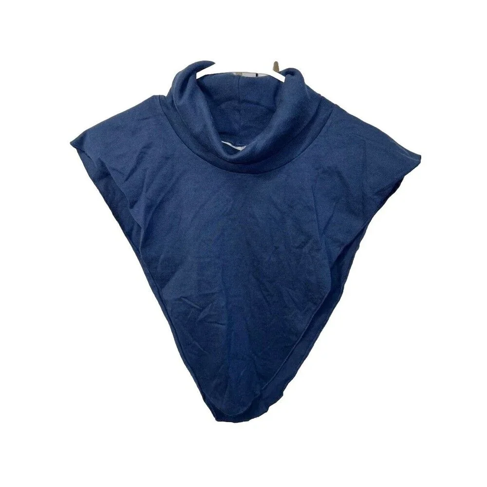 Fitting Image Mock Neck Dickies Neck Warmer One Size Fits Most Cotton Blue NEW